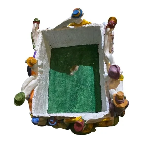 Vintage Dept 56 Easter Bunny Rabbit Parade Centerpiece Whimsical Basket Decor